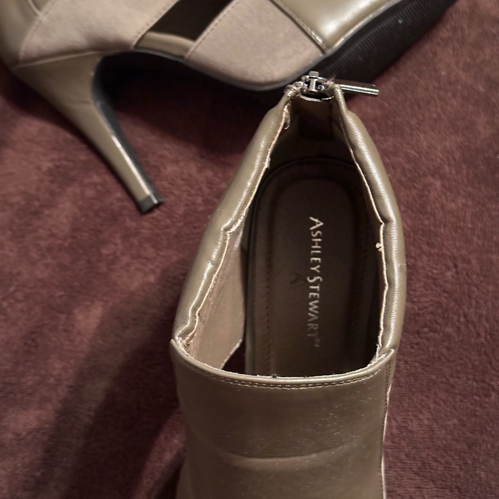 Ashley Stewart Women's Open Toe Bootie